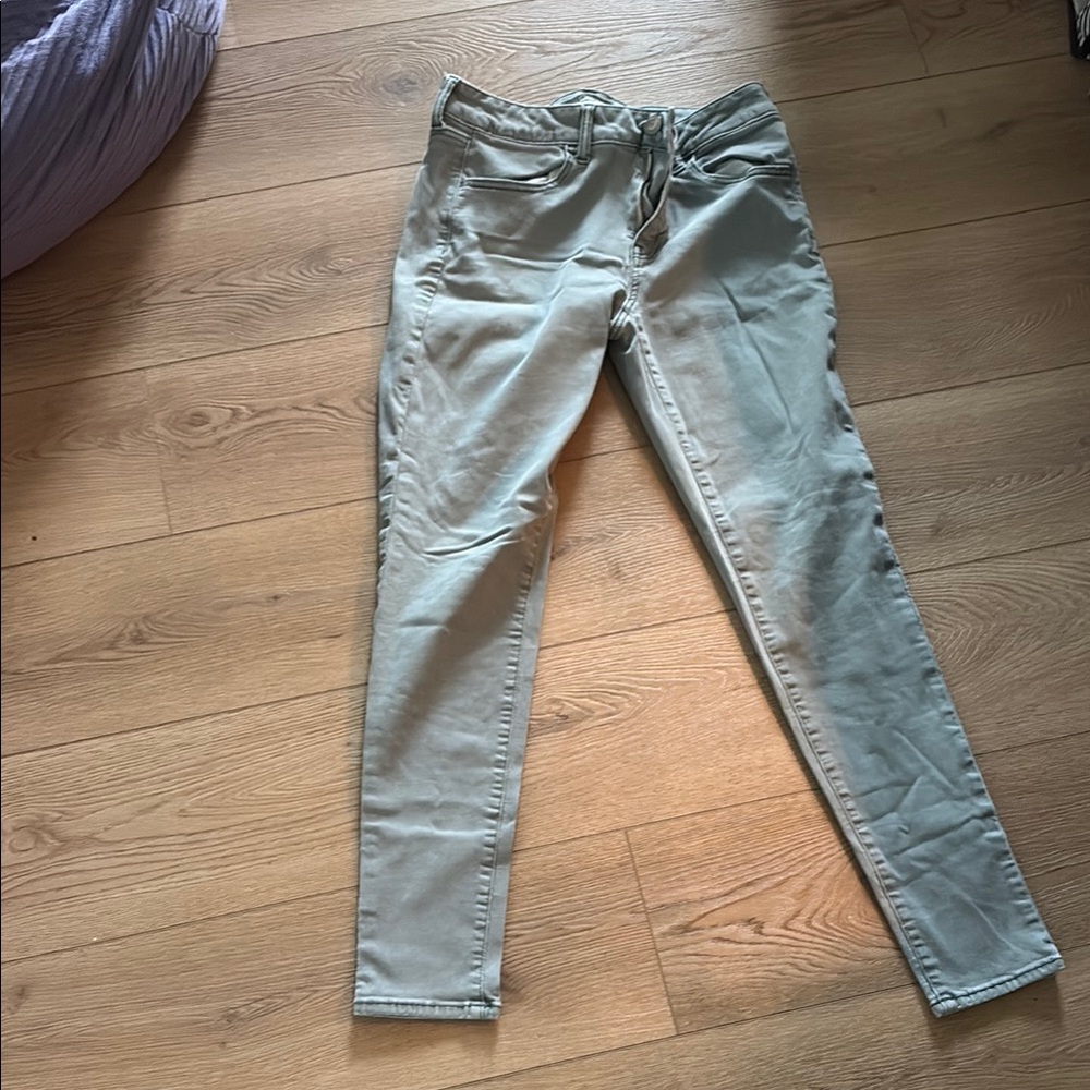 American Eagle Outfitters Light Gray Jeans